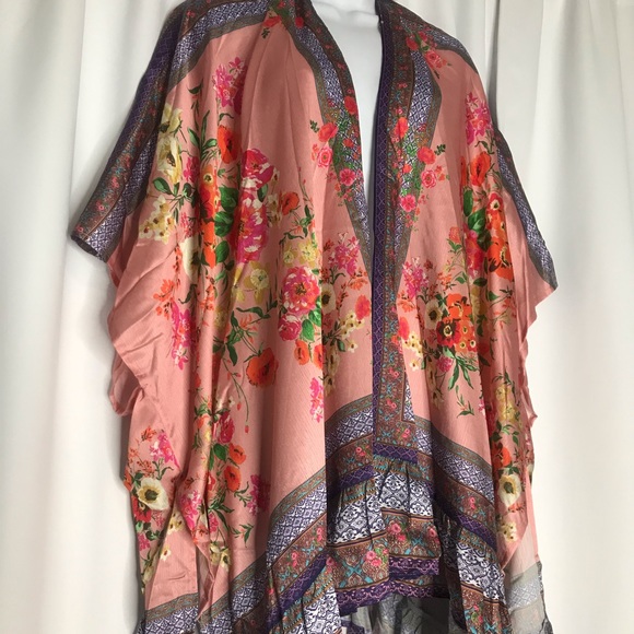 Umgee NWT Boutique Kimono Cardigan S-2X - Picture 7 of 14